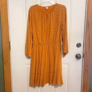 Old Navy gold dress